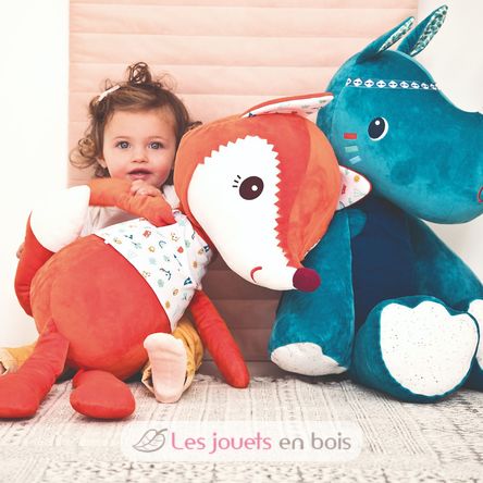 Peluche Marius le rhino 50 cm LL83202 Lilliputiens 6