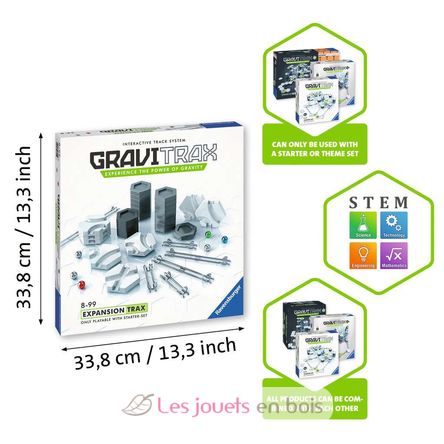 GraviTrax - Set d'extension Ponts et Rails - Circuits de billes