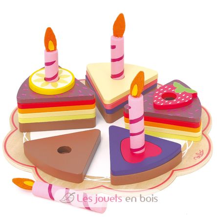Gros gâteau d'anniversaire V8179 Vilac 6