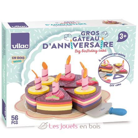 Gros gâteau d'anniversaire V8179 Vilac 7