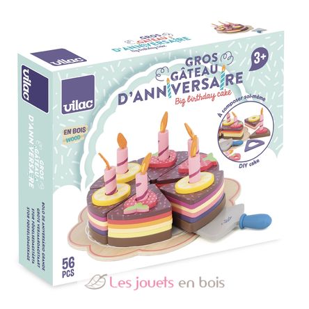 Gros gâteau d'anniversaire V8179 Vilac 8