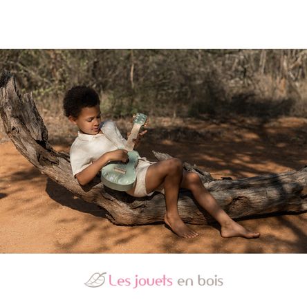 Guitare en bois verte Safari Friends LD7470 Little Dutch 10