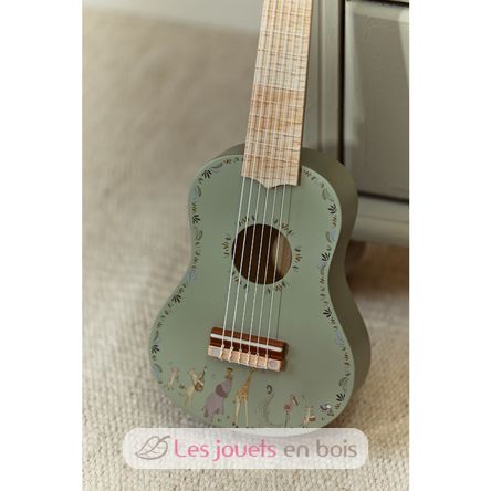 Guitare en bois verte Safari Friends LD7470 Little Dutch 6