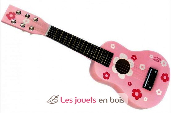Guitare fleurs, guitare en bois pour enfant de la marque Vilac, reference  8305.