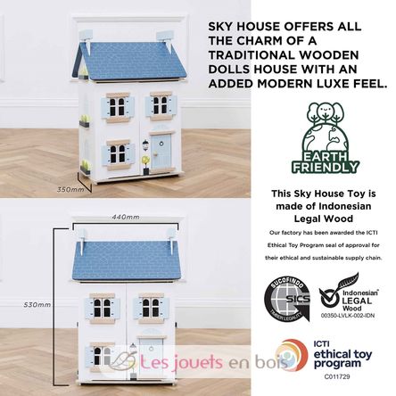 Maison de poupées Sky House TV-H127 Le Toy Van 7