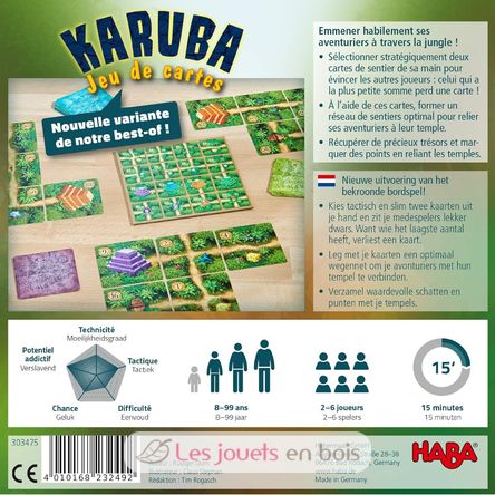 Karuba - Jeu de cartes HA303475 Haba 5