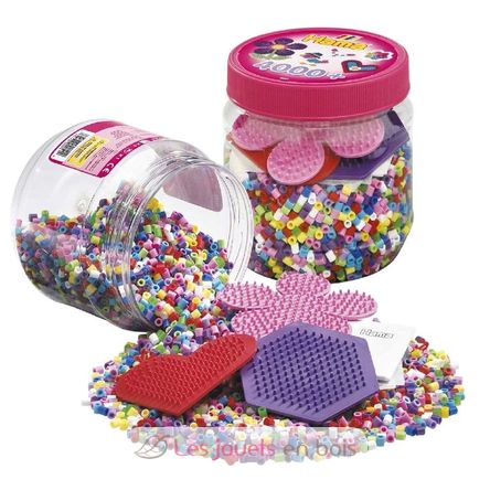 Pot rose 4000 perles plastique Midi HAMA-2051 Hama 2