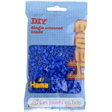 Sachet 1000 perles plastique Midi Bleu foncé HAMA-207-08 Hama 1