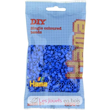 Sachet 1000 perles plastique Midi Bleu HAMA-207-09 Hama 1