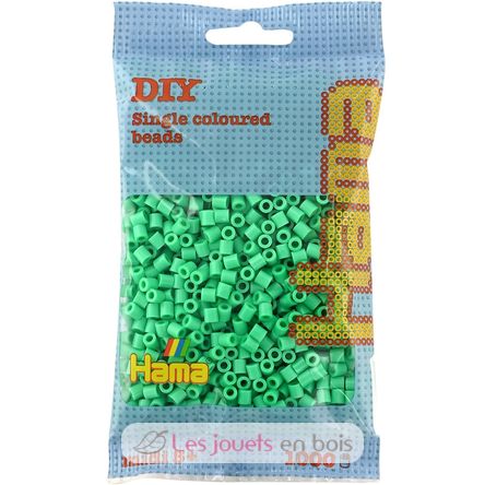 Sachet 1000 perles plastique Midi vert clair HAMA-207-11 Hama 1