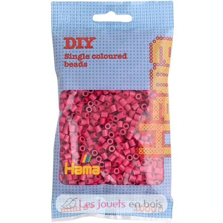 Sachet 1000 perles plastique Midi Rouge vin HAMA-207-29 Hama 1