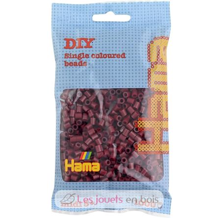 Sachet 1000 perles plastique Midi rouge brun HAMA-207-30 Hama 4