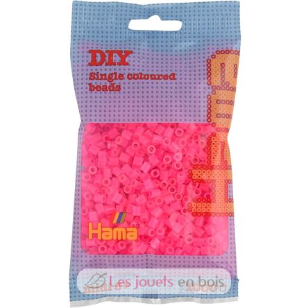 Sachet 1000 perles plastique Midi fuschia HAMA-207-32 Hama 1