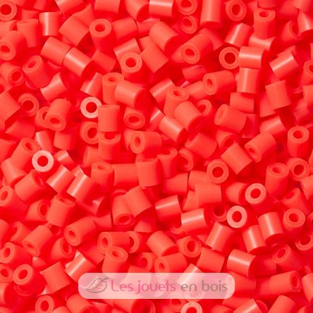 Sachet 1000 perles plastique Midi Rouge fluo HAMA-207-33 Hama 2