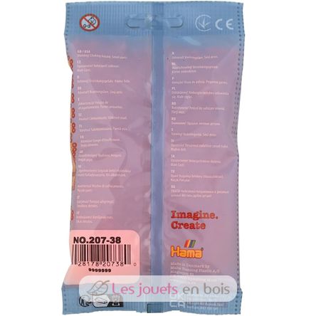 Sachet 1000 perles plastique Midi Orange néon HAMA-207-38 Hama 4