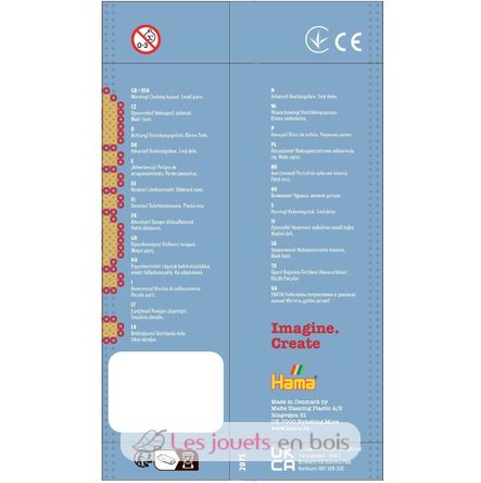 Sachet 1000 perles plastique Midi Orange néon HAMA-207-38 Hama 5