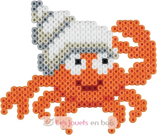 Sachet 1000 perles plastique Midi Orange néon HAMA-207-38 Hama 2