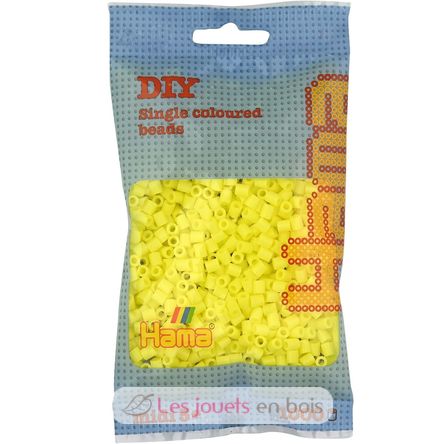 Sachet 1000 perles plastique Midi Jaune pastel HAMA-207-43 Hama 1