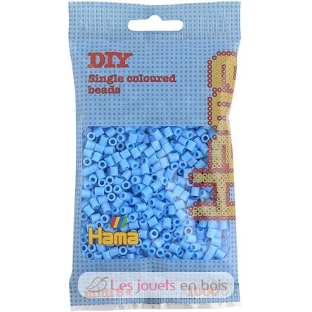 Sachet 1000 perles plastique Midi Bleu pastel HAMA-207-46 Hama 1