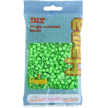 Sachet 1000 perles plastique Midi Vert pastel HAMA-207-47 Hama 1