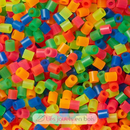 Sachet 1000 perles plastique Midi néon mix HAMA-207-51 Hama 1