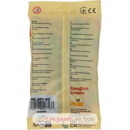 Sachet 1000 perles plastique Midi Transp mix HAMA-207-53 Hama 3