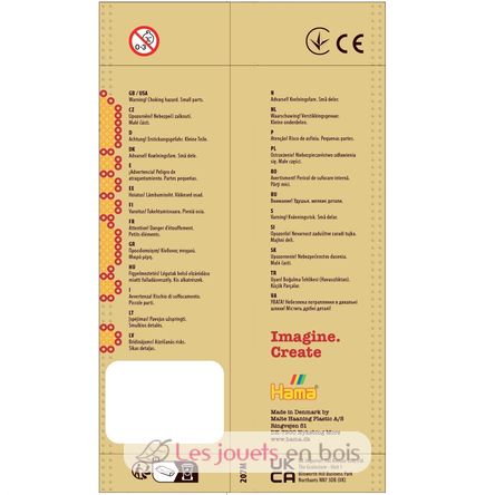 Sachet 1000 perles plastique Midi Transp mix HAMA-207-53 Hama 4