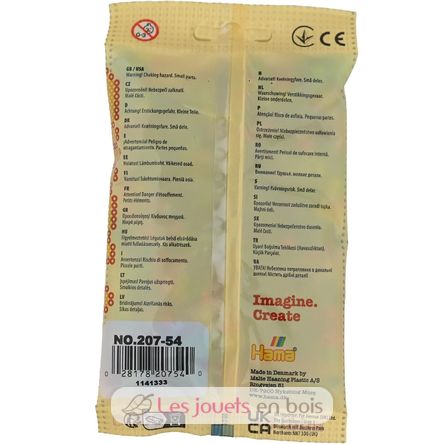 Sachet 1000 perles plastique Midi paillettes HAMA-207-54 Hama 4