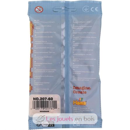 Sachet 1000 perles plastique Midi marron nounours HAMA-207-60 Hama 4