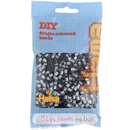 Sachet 1000 perles plastique Midi argent HAMA-207-62 Hama 1