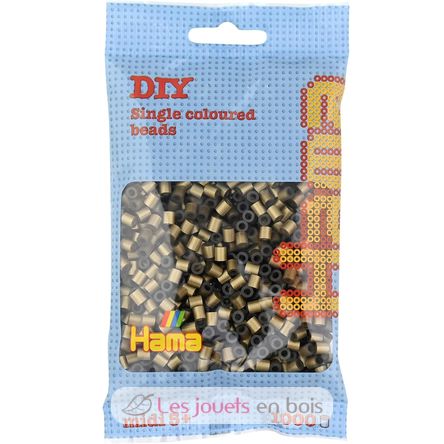 Sachet 1000 perles plastique Midi bronze HAMA-207-63 Hama 1