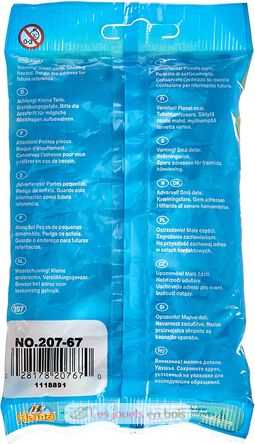 Sachet 1000 perles plastique Midi base mix 22 couleurs HAMA-207-67 Hama 2