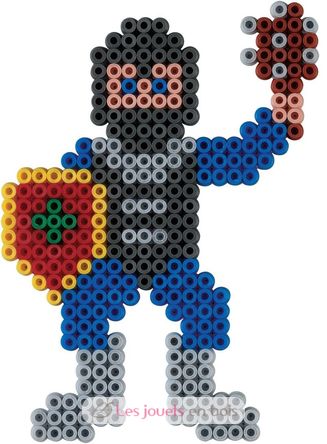 Sachet 1000 perles plastique Midi gris clair HAMA-207-70 Hama 4