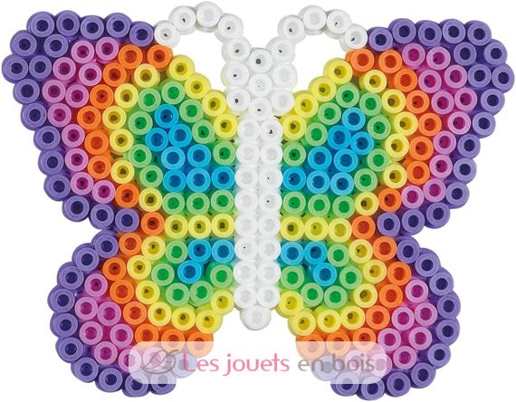 Sachet 1000 perles plastique Midi bleu transparent HAMA-207-73 Hama 4