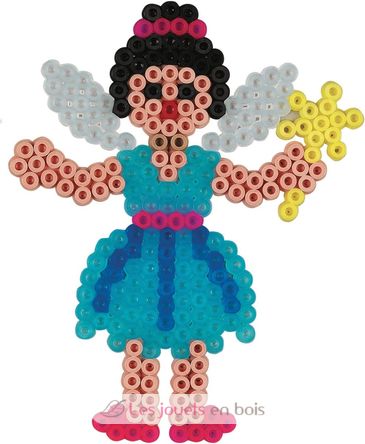 Sachet 1000 perles plastique Midi bleu transparent HAMA-207-73 Hama 3