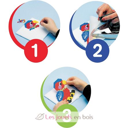 Plaque petite ronde perles plastique Midi HAMA-316 Hama 3
