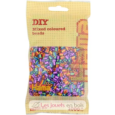 Sachet 1000 perles plastique Midi mix bicolores 2 HAMA-207-92 Hama 1