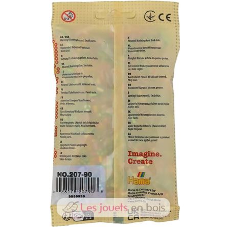 Sachet 1000 perles plastique Midi mix bicolores HAMA-207-90 Hama 5