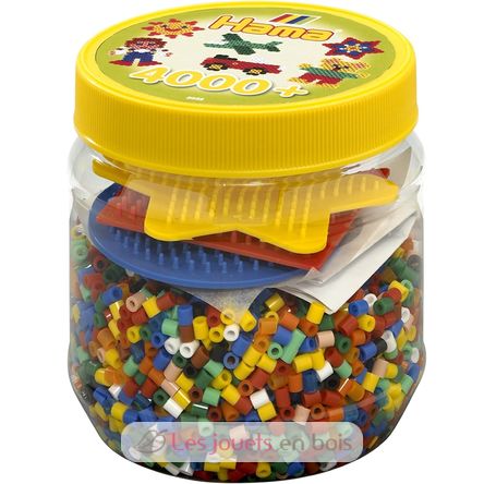 Pot jaune 4000 perles plastique Midi HAMA-2052 Hama 1