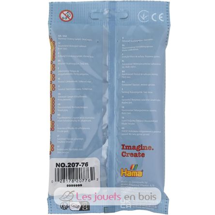 Sachet 1000 perles plastique Midi Marron glacé HAMA-207-76 Hama 5