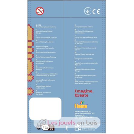 Sachet 1000 perles plastique Midi Marron glacé HAMA-207-76 Hama 6