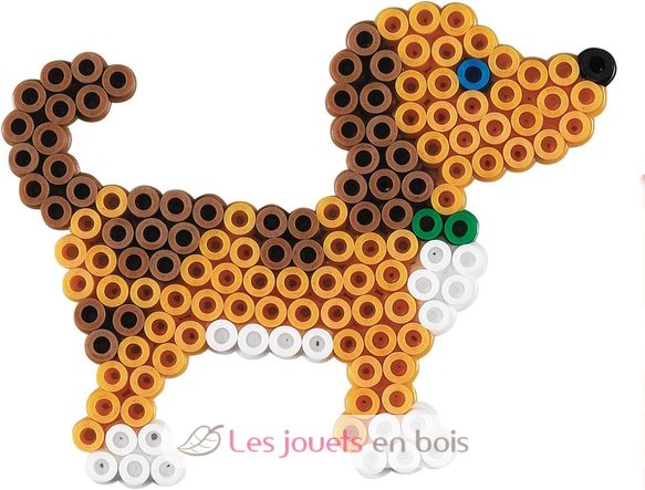 Sachet 1000 perles plastique Midi Marron glacé HAMA-207-76 Hama 3