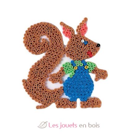 Sachet 1000 perles plastique Midi Marron glacé HAMA-207-76 Hama 2