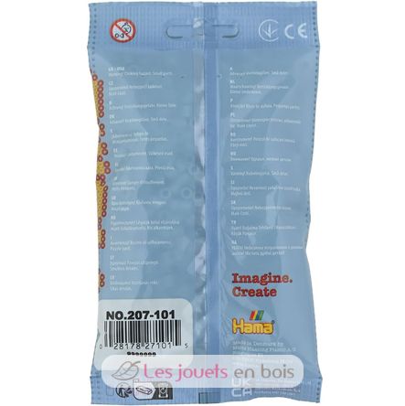 Sachet 1000 perles plastique Midi eucalyptus HAMA-207-101 Hama 3