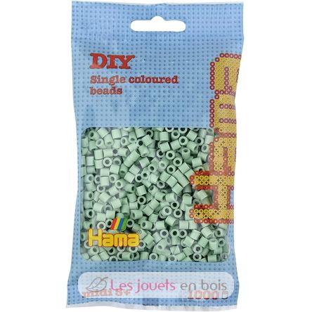 Sachet 1000 perles plastique Midi eucalyptus HAMA-207-101 Hama 1