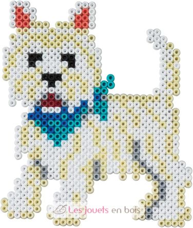 Sachet 1000 perles plastique Midi Blanc calcaire HAMA-207-77 Hama 3