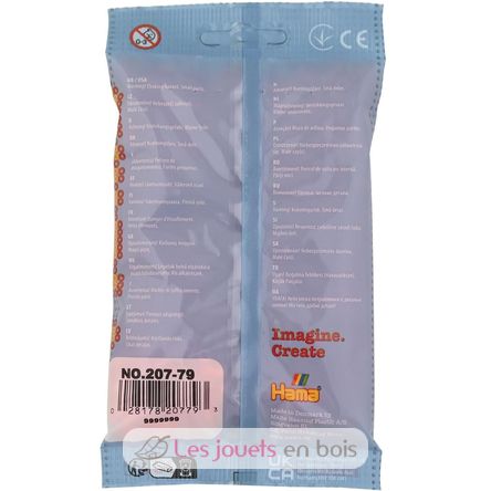 Sachet 1000 perles plastique Midi Abricot HAMA-207-79 Hama 5