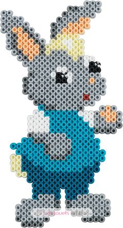 Sachet 1000 perles plastique Midi Bleu pétrole HAMA-207-83 Hama 3