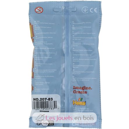 Sachet 1000 perles plastique Midi Bleu pétrole HAMA-207-83 Hama 6