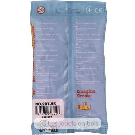 Sachet 1000 perles plastique Midi mix rose tendre HAMA-207-95 Hama 3